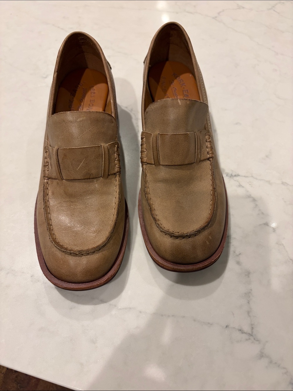 Kork-Ease women’s Leather Penny Loafers - Brown